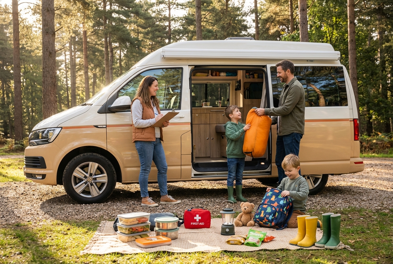 Campervakantie met kinderen: De complete paklijst die niets vergeet