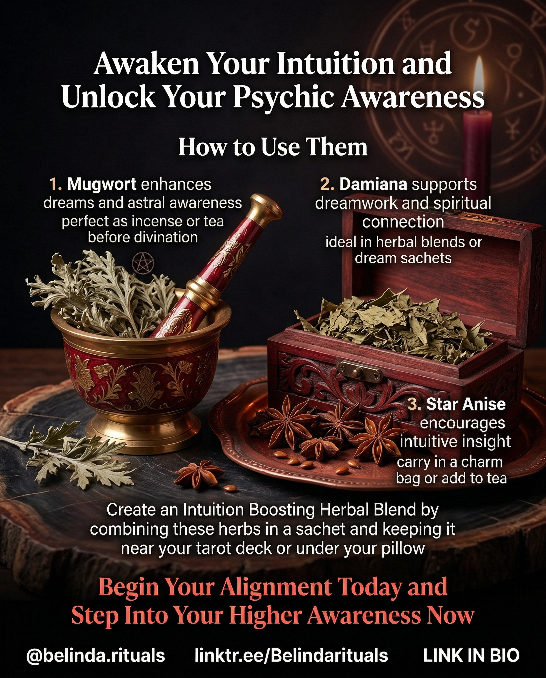 Herbs for intuition and psychic awareness