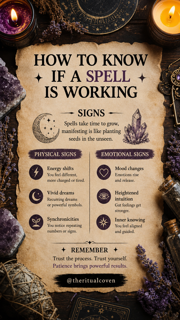Mystical dream imagery symbolizing psychic signs and spell results manifesting