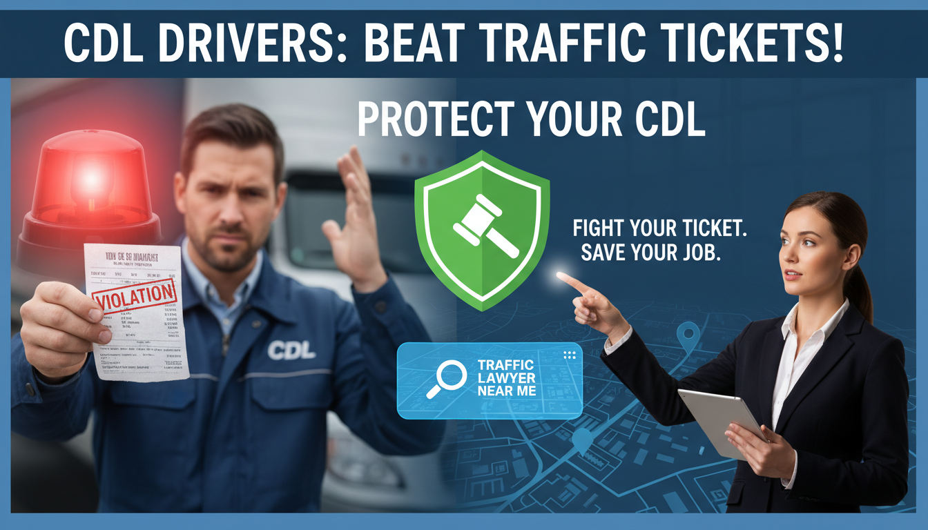 Traffic Lawyer Near Me: How to Choose Fast to Fight Your Ticket
