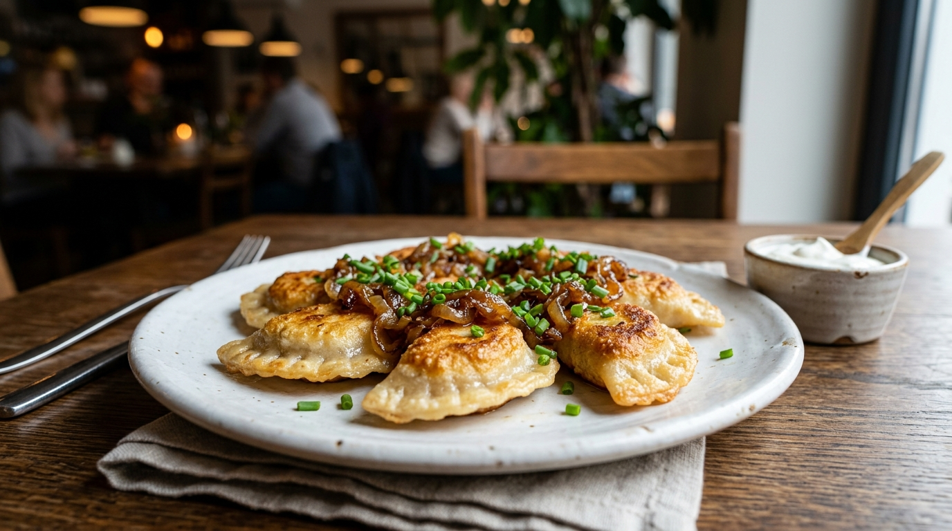Homemade Pierogi Recipe: Soft, Stuffed and Delicious plated