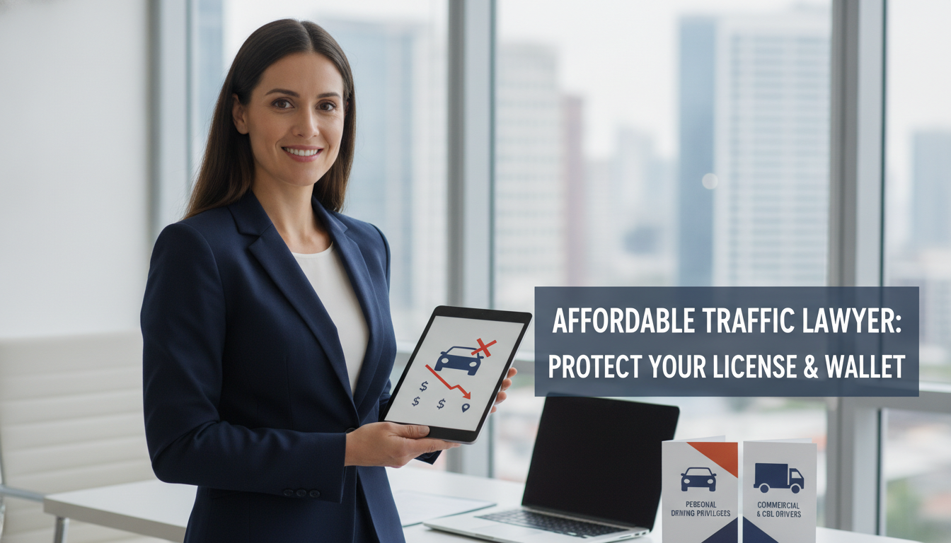 Affordable Traffic Lawyer Near Me: Fighting Fines and Violations