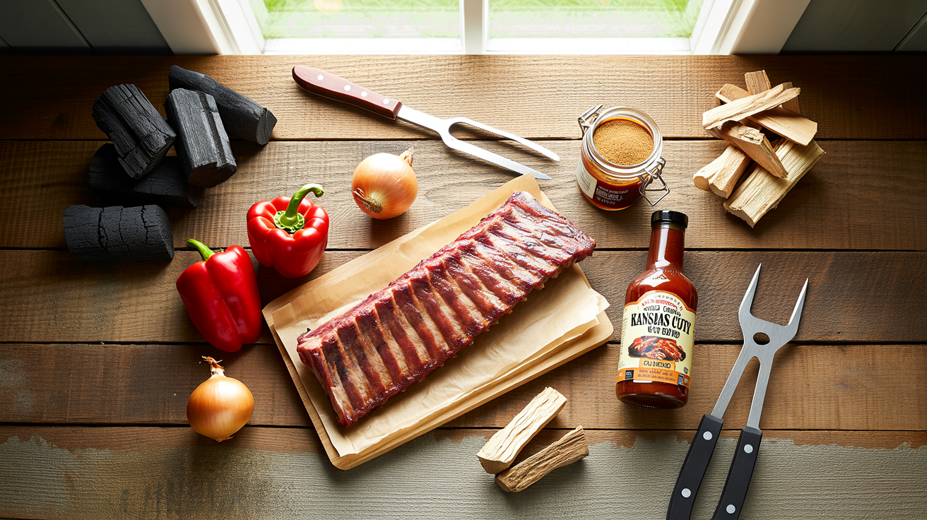 BBQ Spare Ribs Recipe: Low and Slow Perfection ingredients
