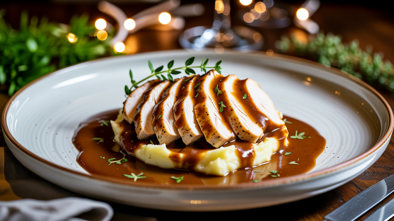 Slow Cooker Chicken Marsala Recipe - Easy and Rich plated