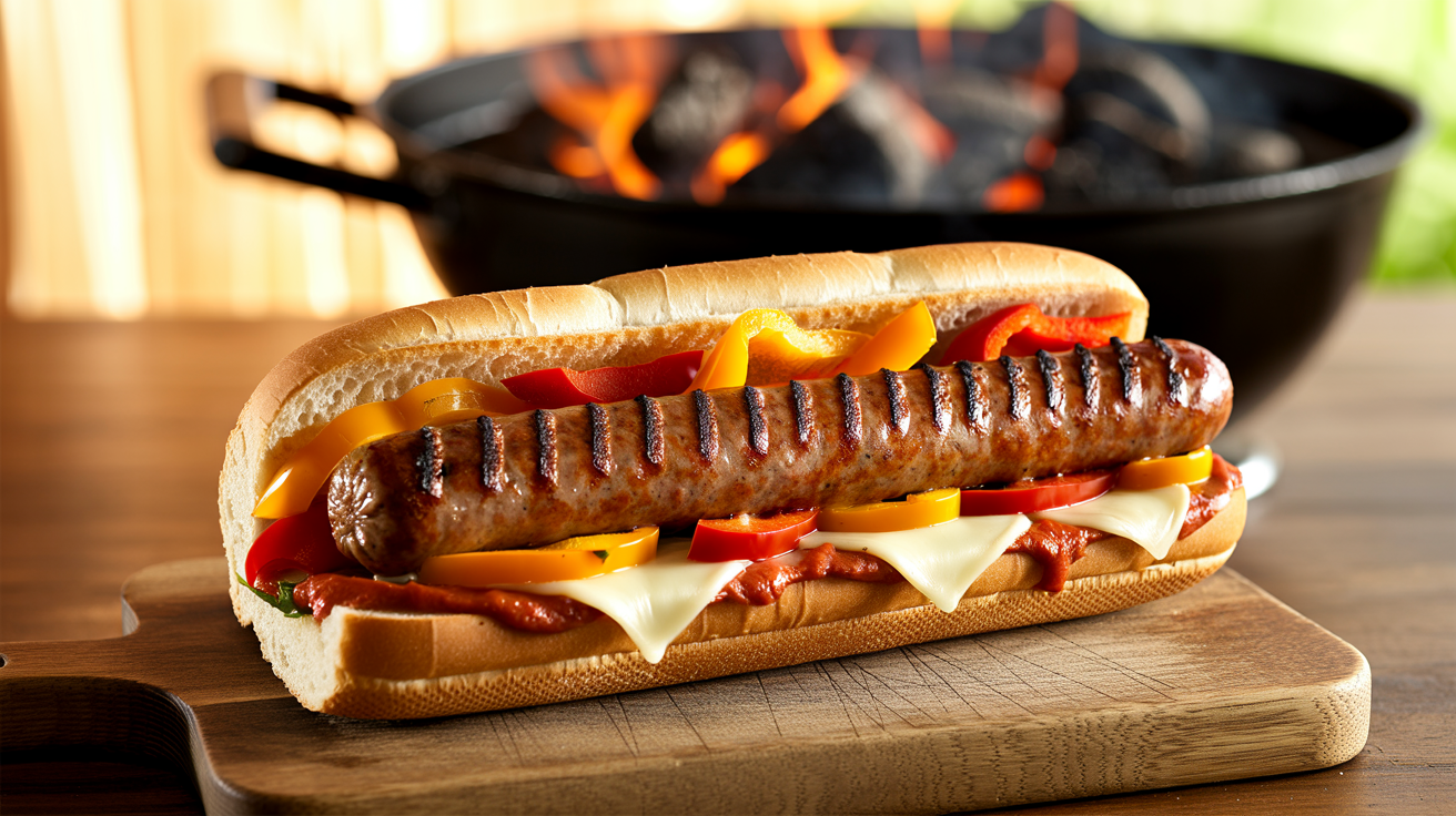 Grilled Italian Sausage Recipe: Best Sandwich Ever plated