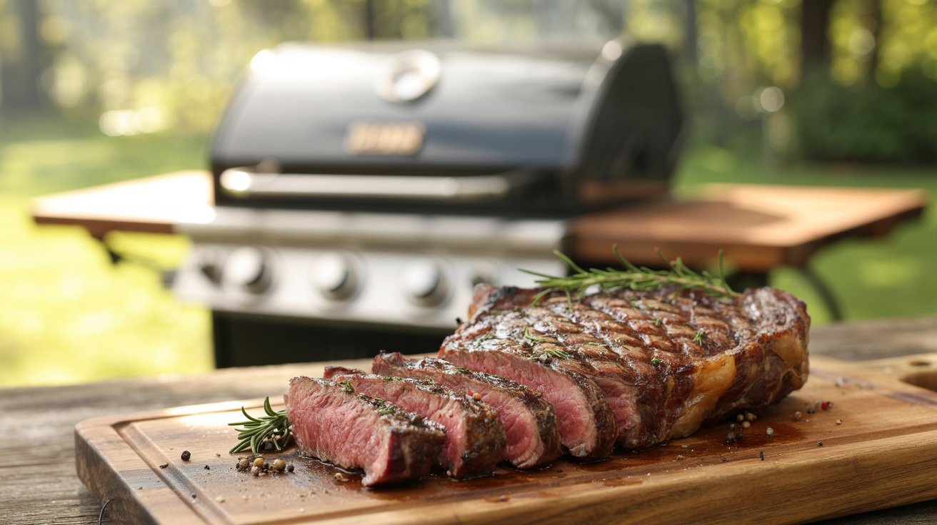 How to Grill Ribeye Steak - Perfect BBQ Technique plated