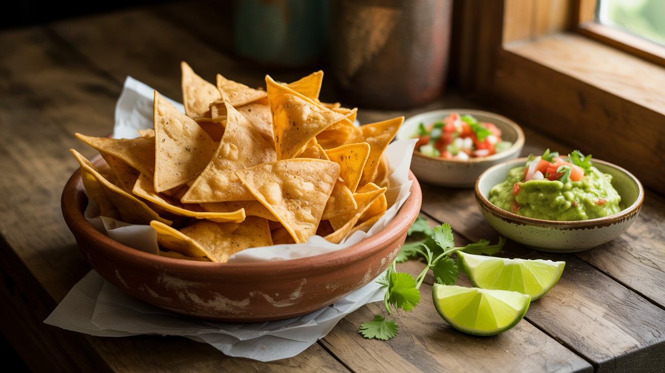 Air Fryer Tortilla Chips Recipe - Crispy and Easy