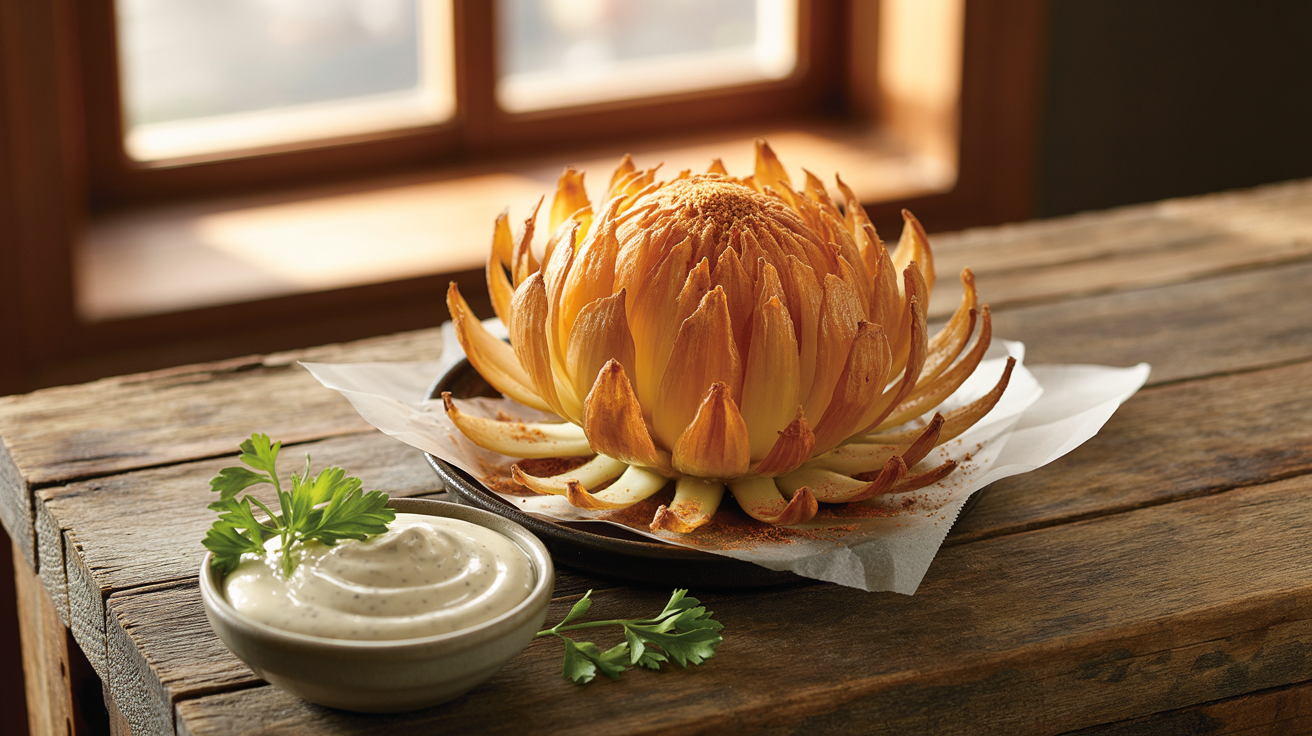 Air Fryer Blooming Onion Recipe - Crispy and Easy