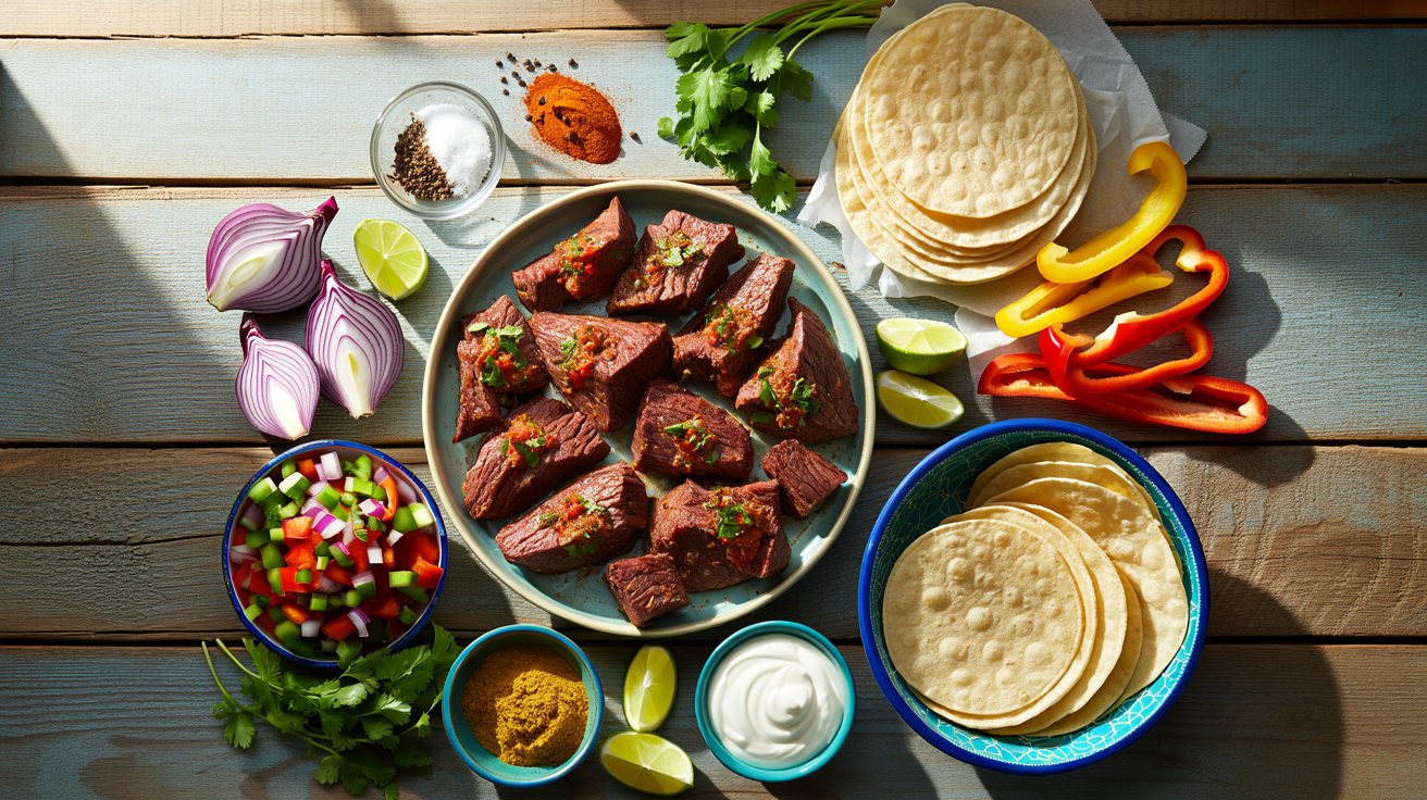 Slow Cooker Beef Tacos Recipe - Easy & Delicious ingredients