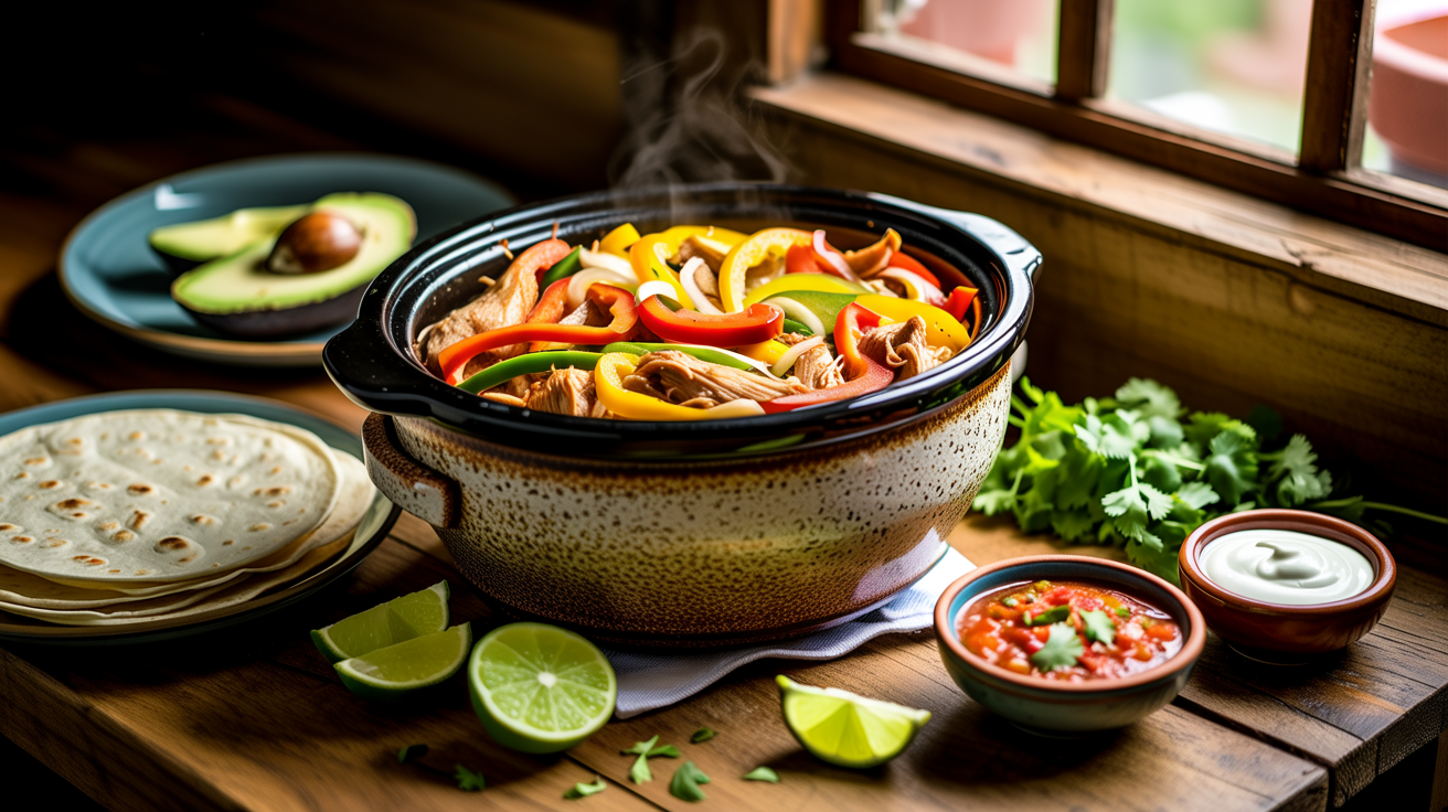 Slow Cooker Chicken Fajitas Recipe - Easy and Flavorful