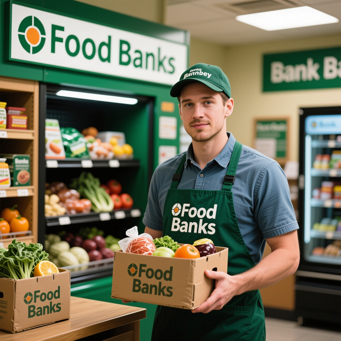 Impact of Food Banks, related to food bank, photorealistic, high quality, sharp