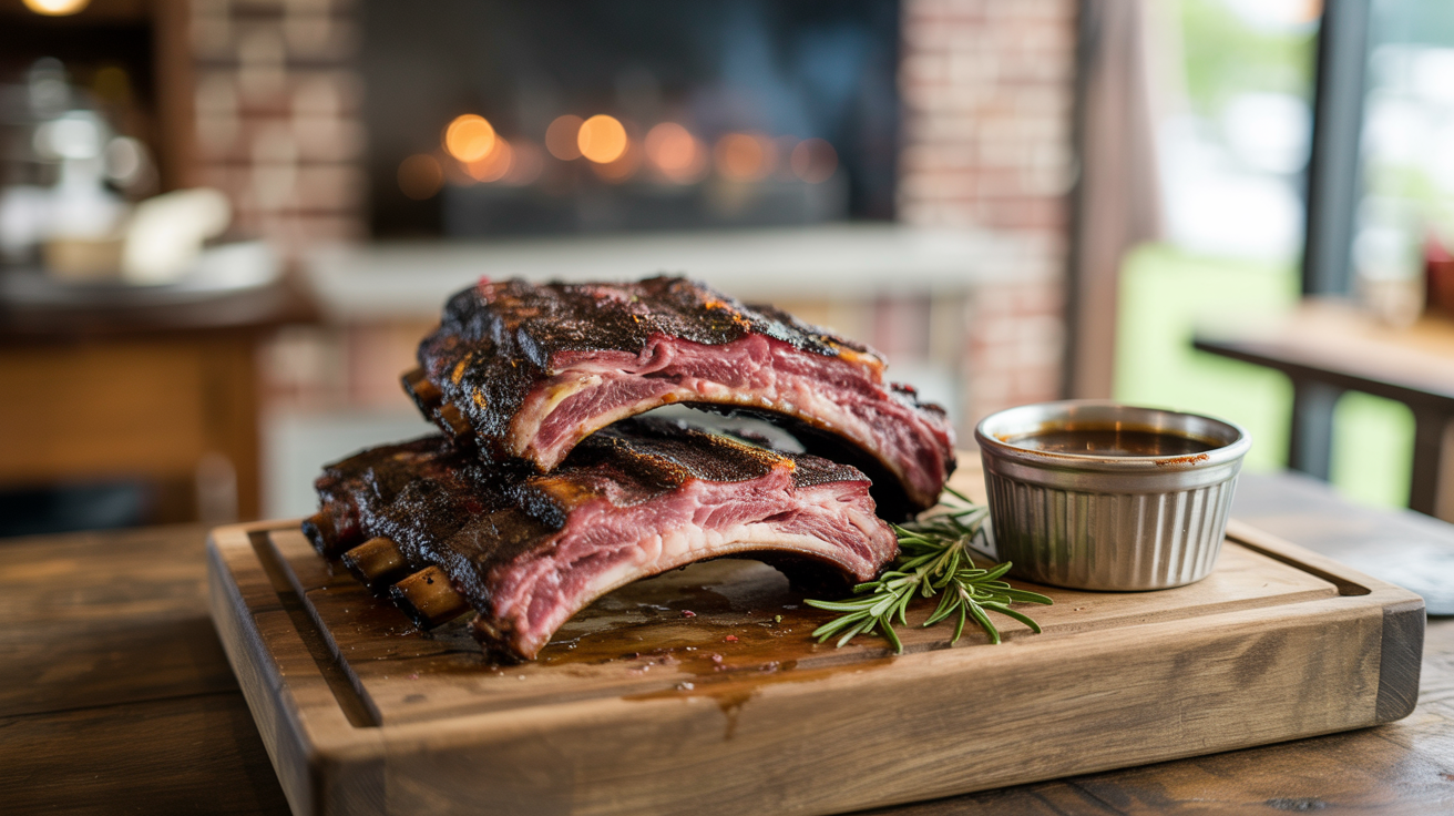 BBQ Beef Ribs Recipe: Low and Slow Smoked Perfection plated