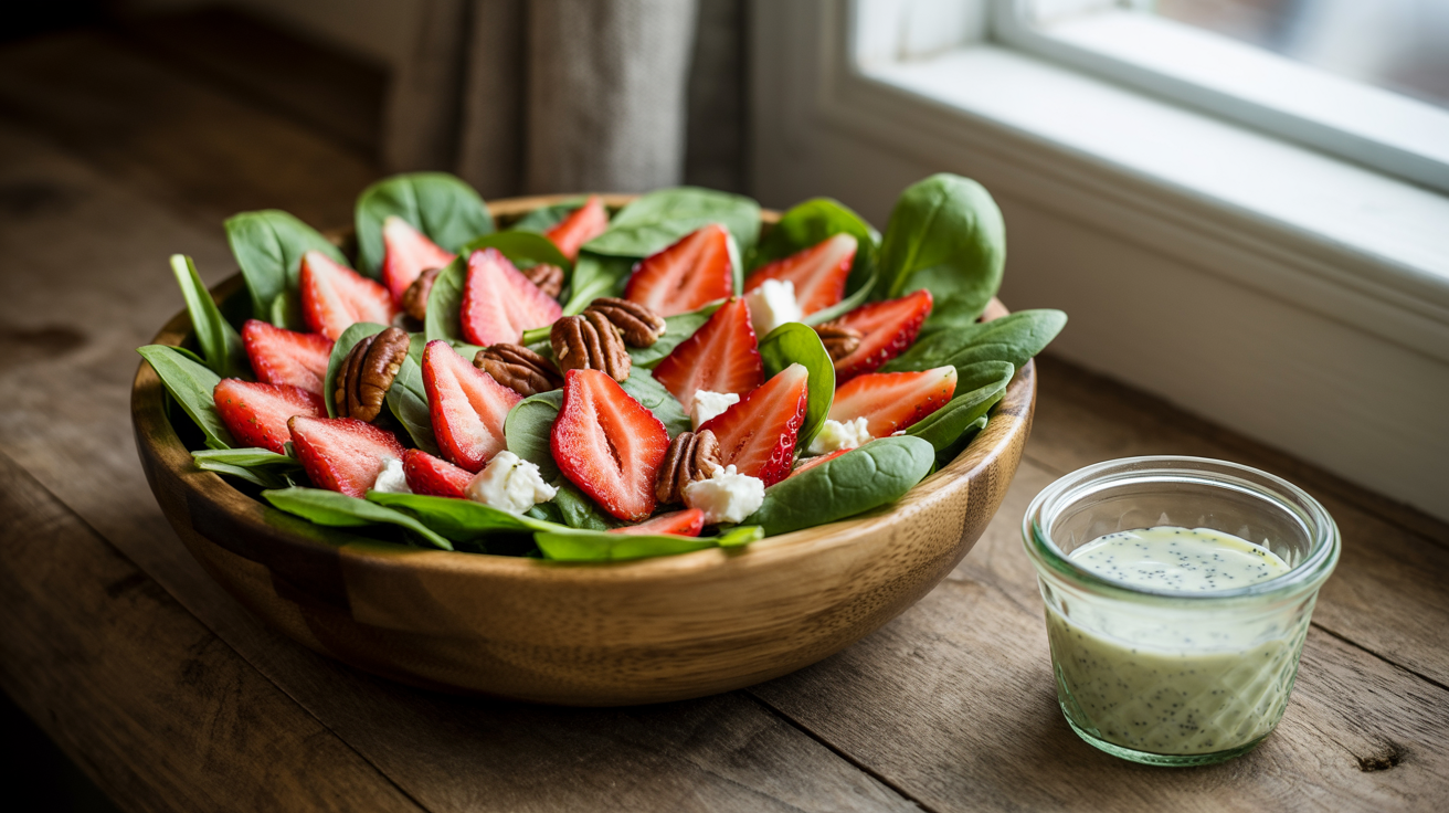 Best Strawberry Spinach Salad Recipe - Fresh & Easy