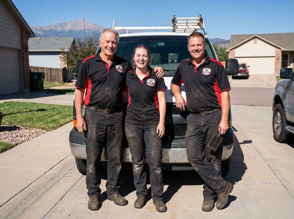 The Urban Chimney Pros team โ chimney sweep in Colorado Springs, CO