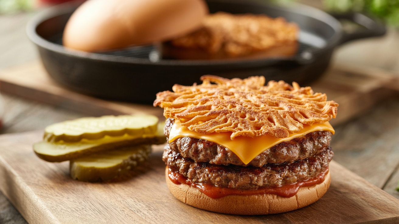 Smash Burger Recipe: Crispy Griddle Perfection at Home plated