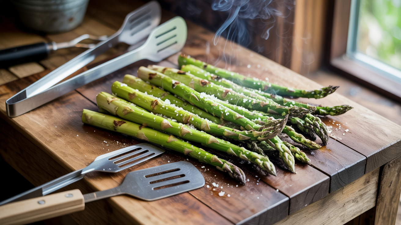 Grilled Asparagus Recipe with Parmesan - Perfect BBQ Side