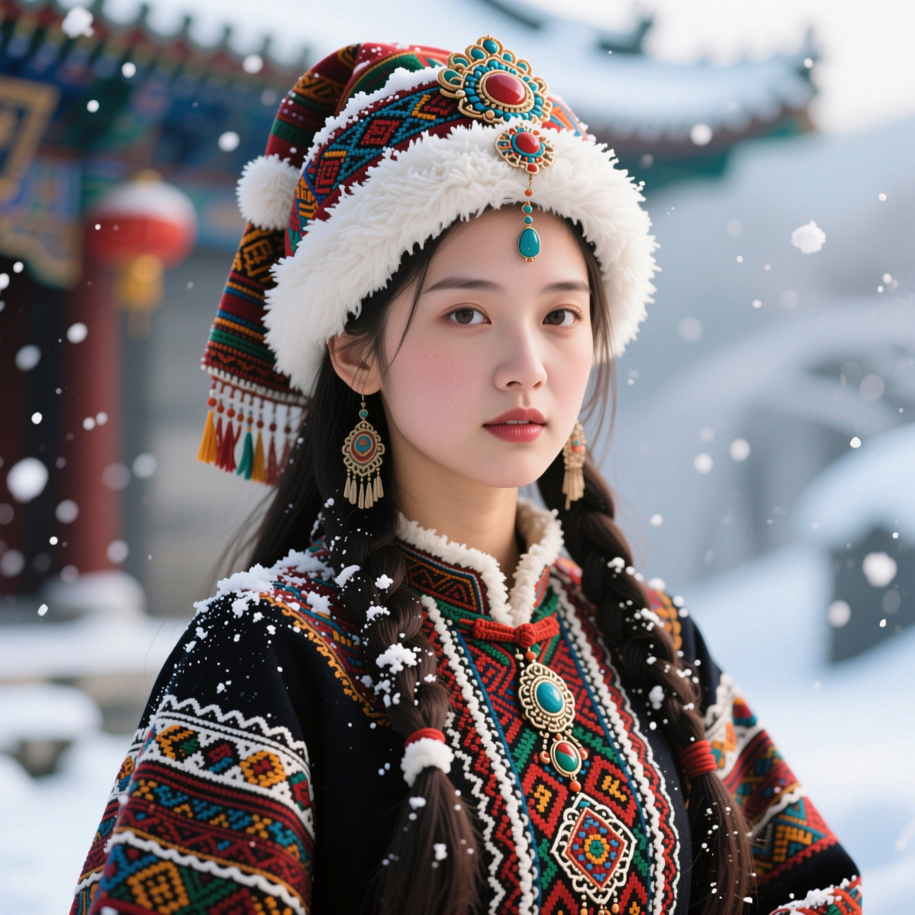 Winter Culture and Traditions, related to winter, photorealistic, high quality, 