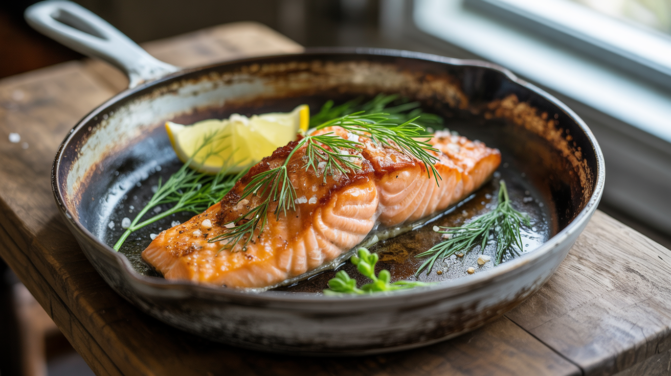 Garlic Butter Salmon Recipe - Crispy & Delicious