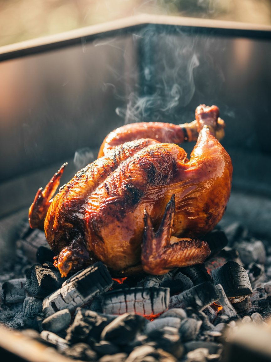 Spatchcock Chicken Grilling Guide: Crispy & Juicy closeup detail