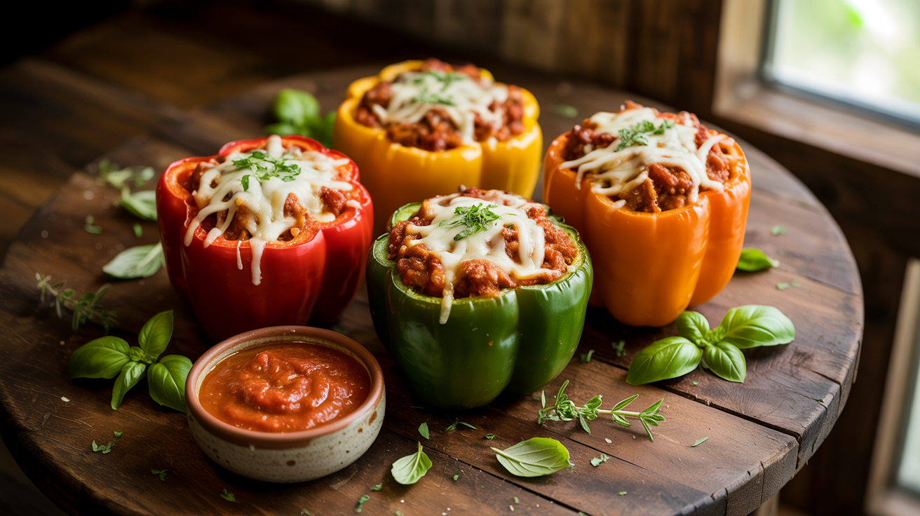 Air Fryer Stuffed Peppers Recipe - Easy & Delicious