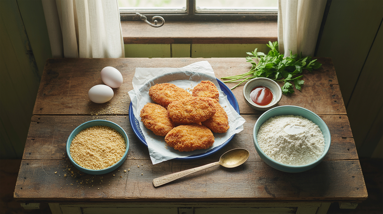 Air Fryer Chicken Katsu Recipe - Crispy and Easy ingredients