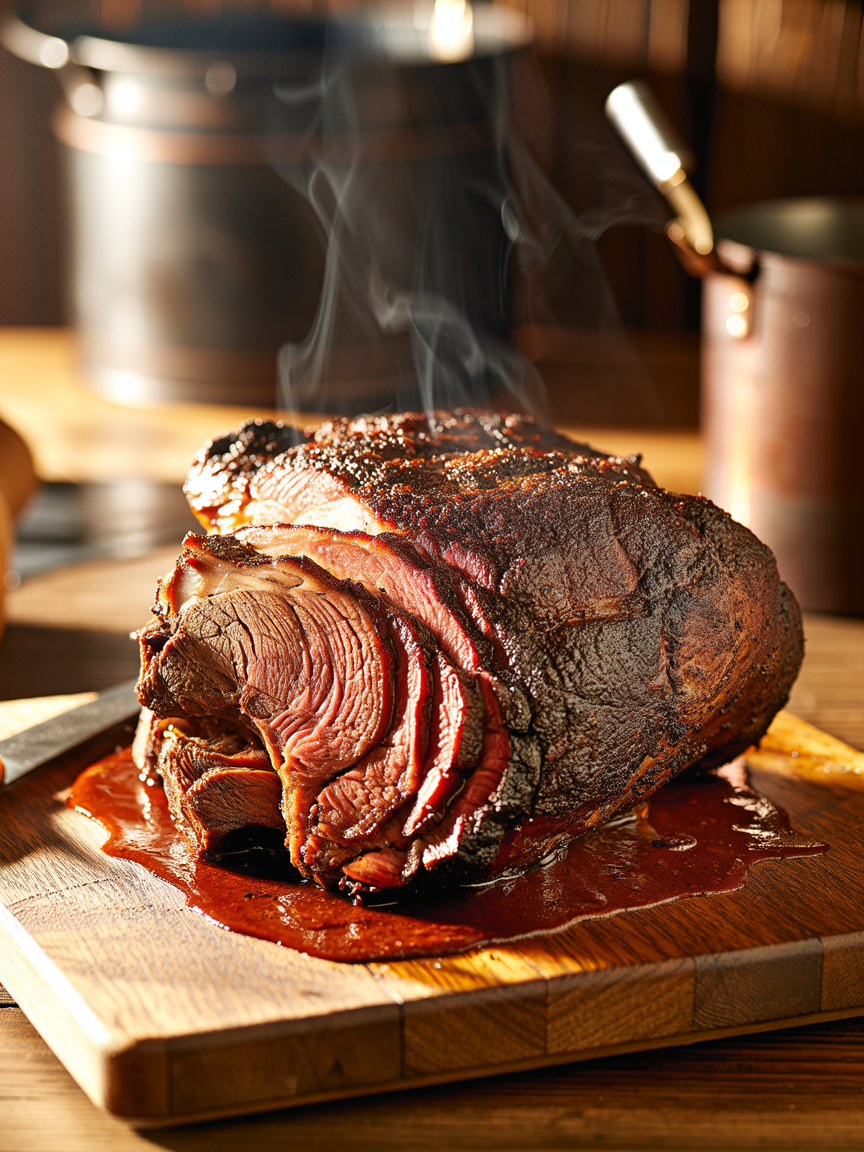 Smoked Chuck Roast Recipe: Low and Slow BBQ Perfection closeup detail