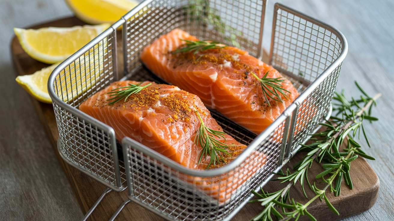 Air Fryer Salmon Recipe - Crispy Perfect Fish in 12 Minutes