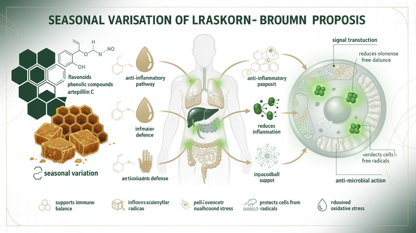Seasonal Variation of a New Brazilian Greenish-Brown Propolis Type: Chemical Composition and Antioxidant, Antimicrobial, and Antileishmanial Activities. mechanism illustration
