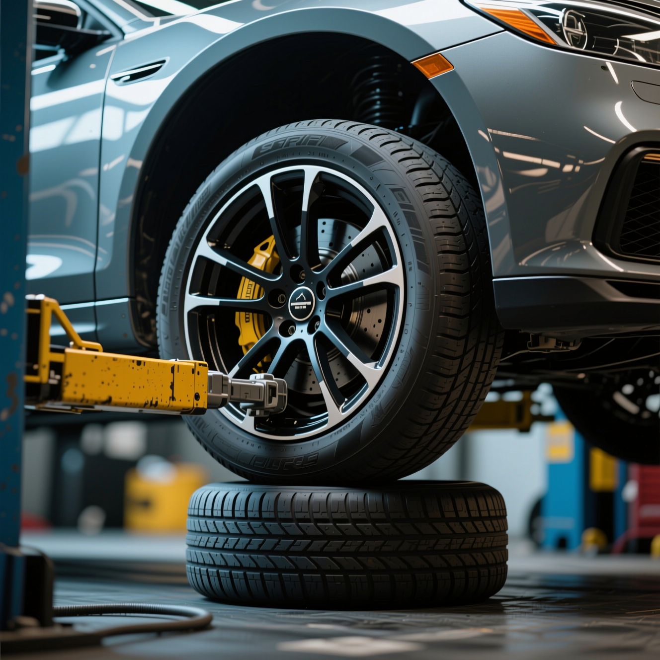 Conclusion, related to car tires repair, photorealistic, high quality, sharp