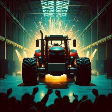 Tracteur Sur Le Drop