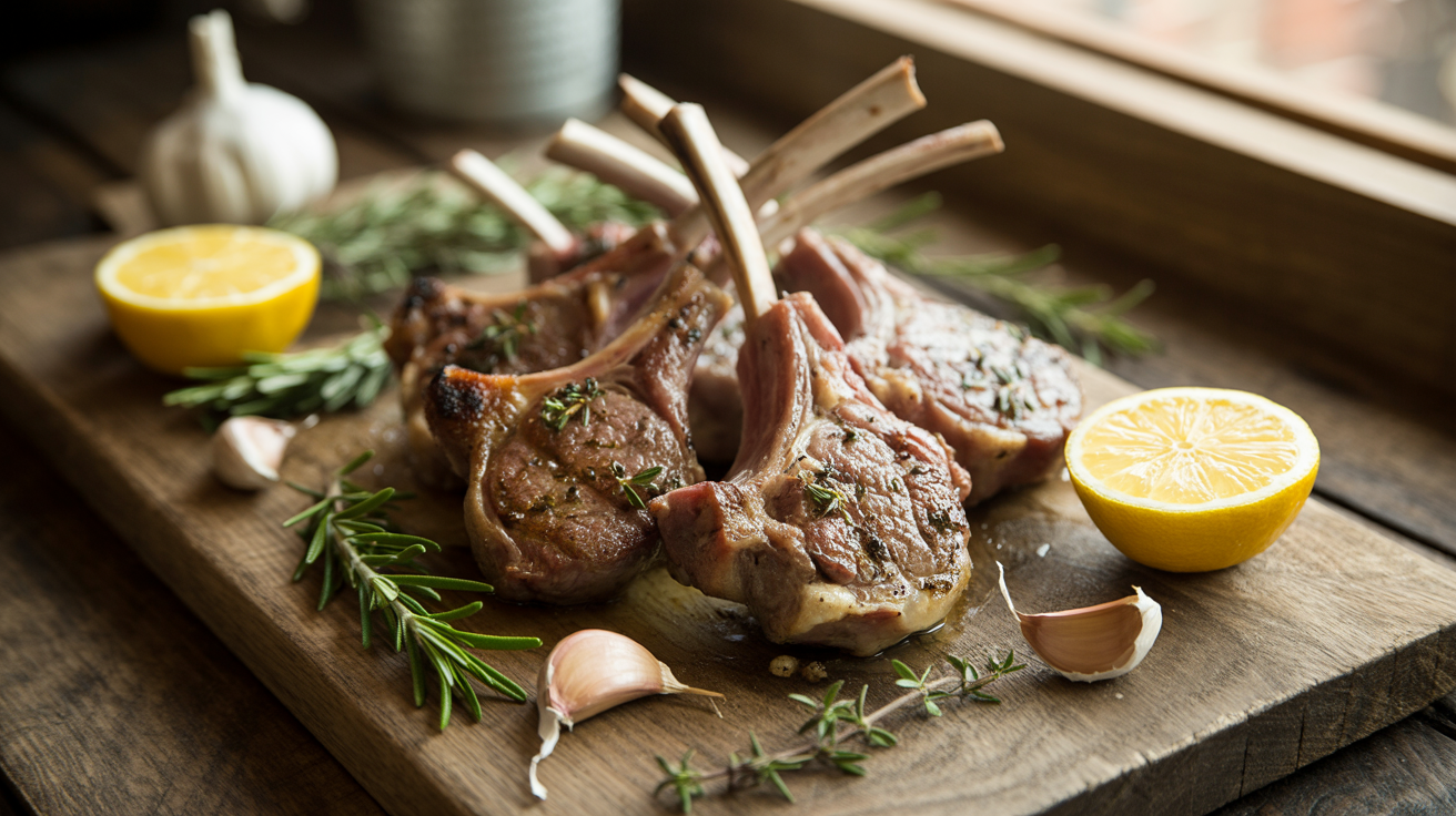 Garlic Herb Lamb Chops Recipe - Easy & Elegant