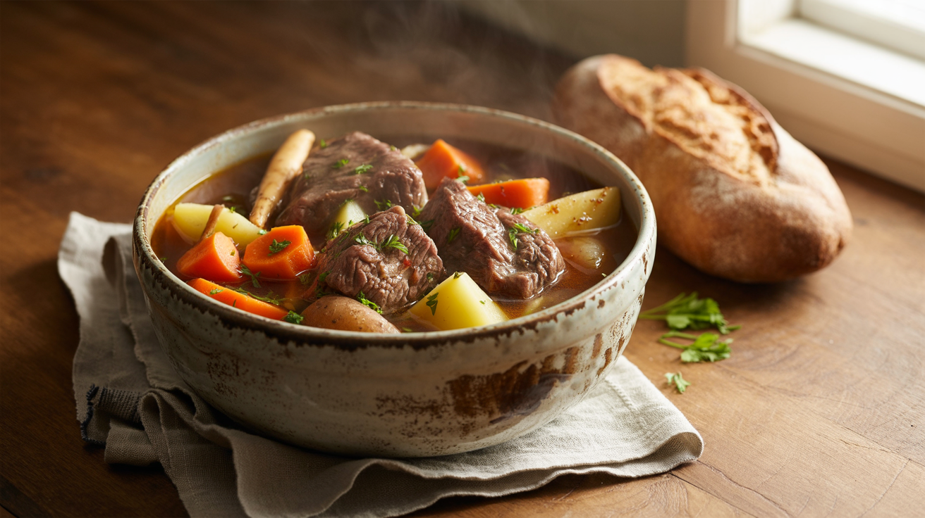 Slow Cooker Beef Stew Recipe - Rich and Hearty