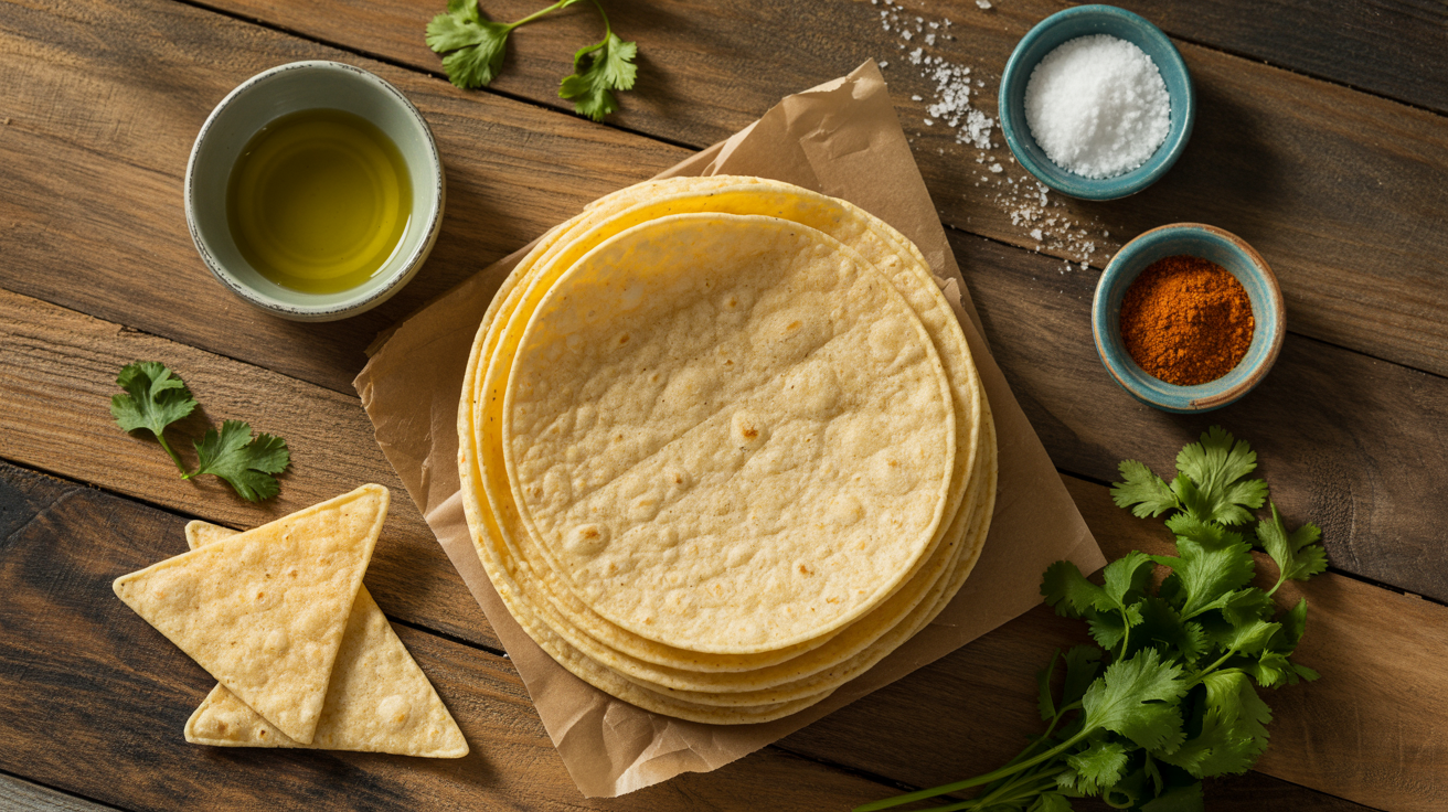 Air Fryer Tortilla Chips Recipe - Crispy and Easy ingredients