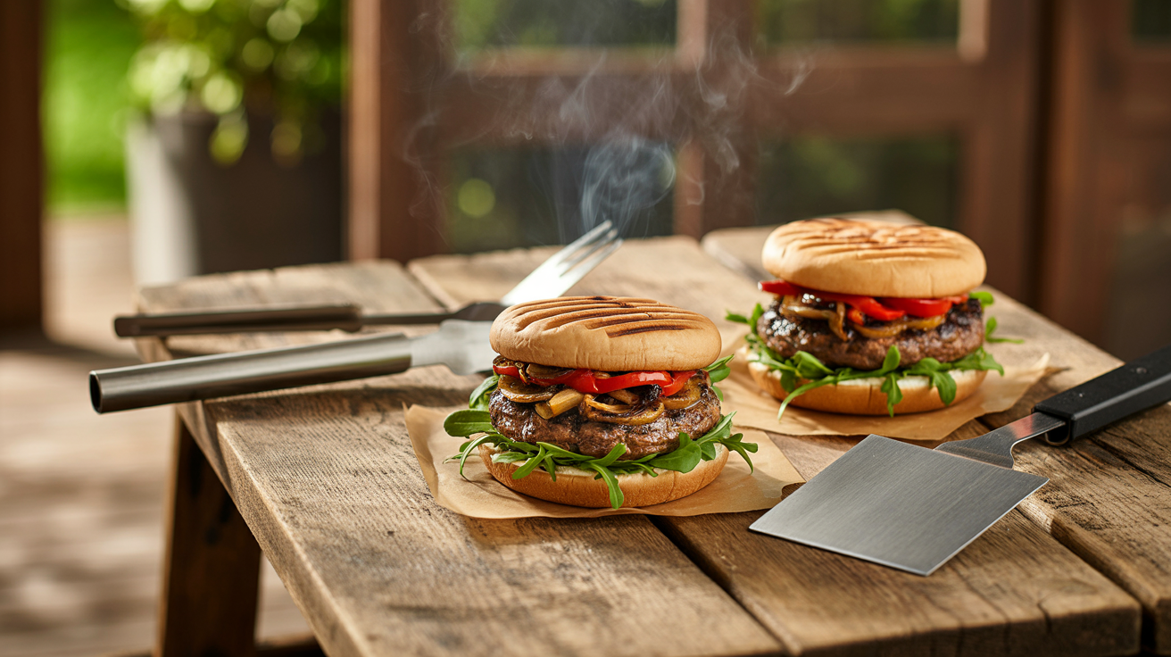 Grilled Portobello Mushroom Recipe - Perfect BBQ Burgers