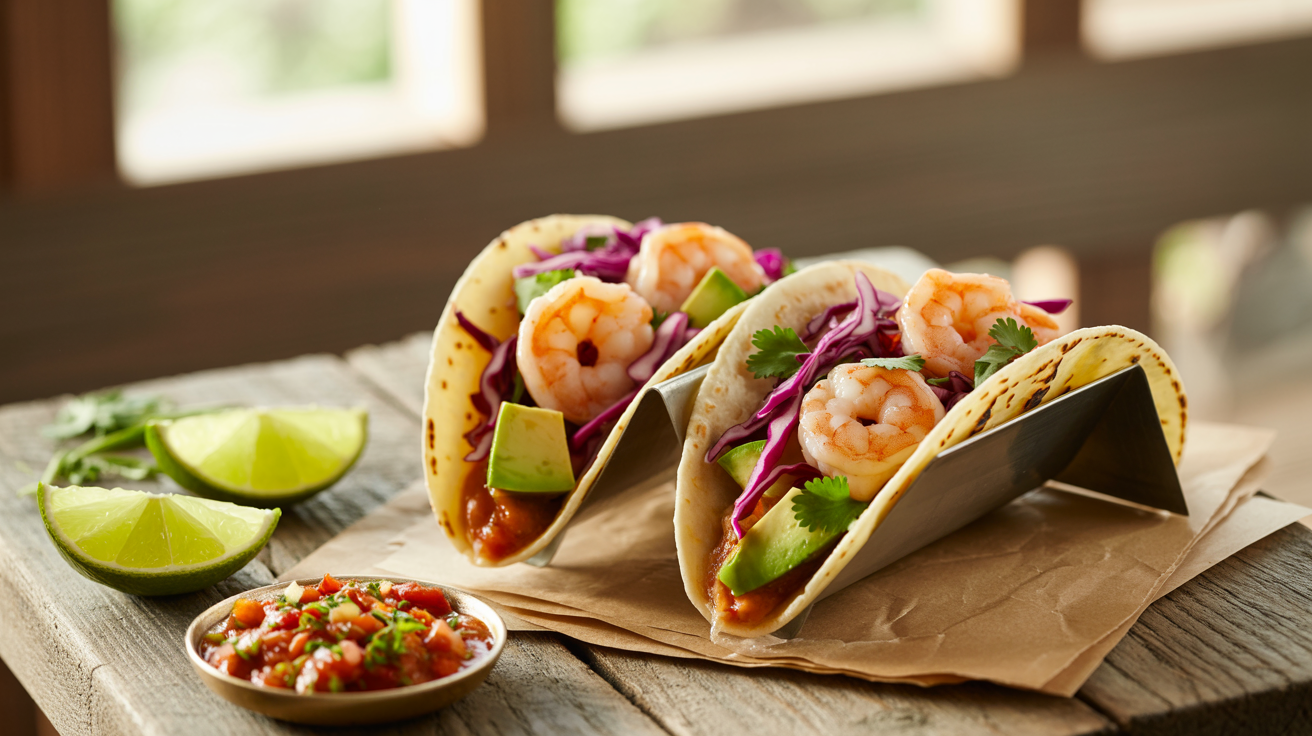 Easy Shrimp Tacos Recipe - Ready in Just 20 Minutes