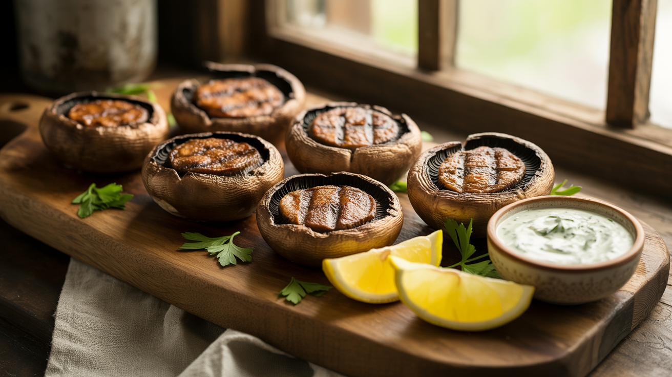 Air Fryer Portobello Mushrooms (Juicy & Flavorful)