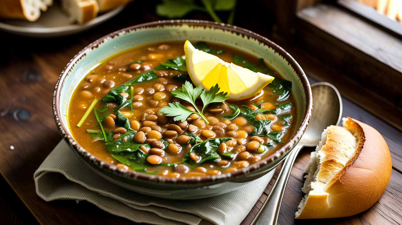 Slow Cooker Lentil Soup Recipe - Easy and Hearty