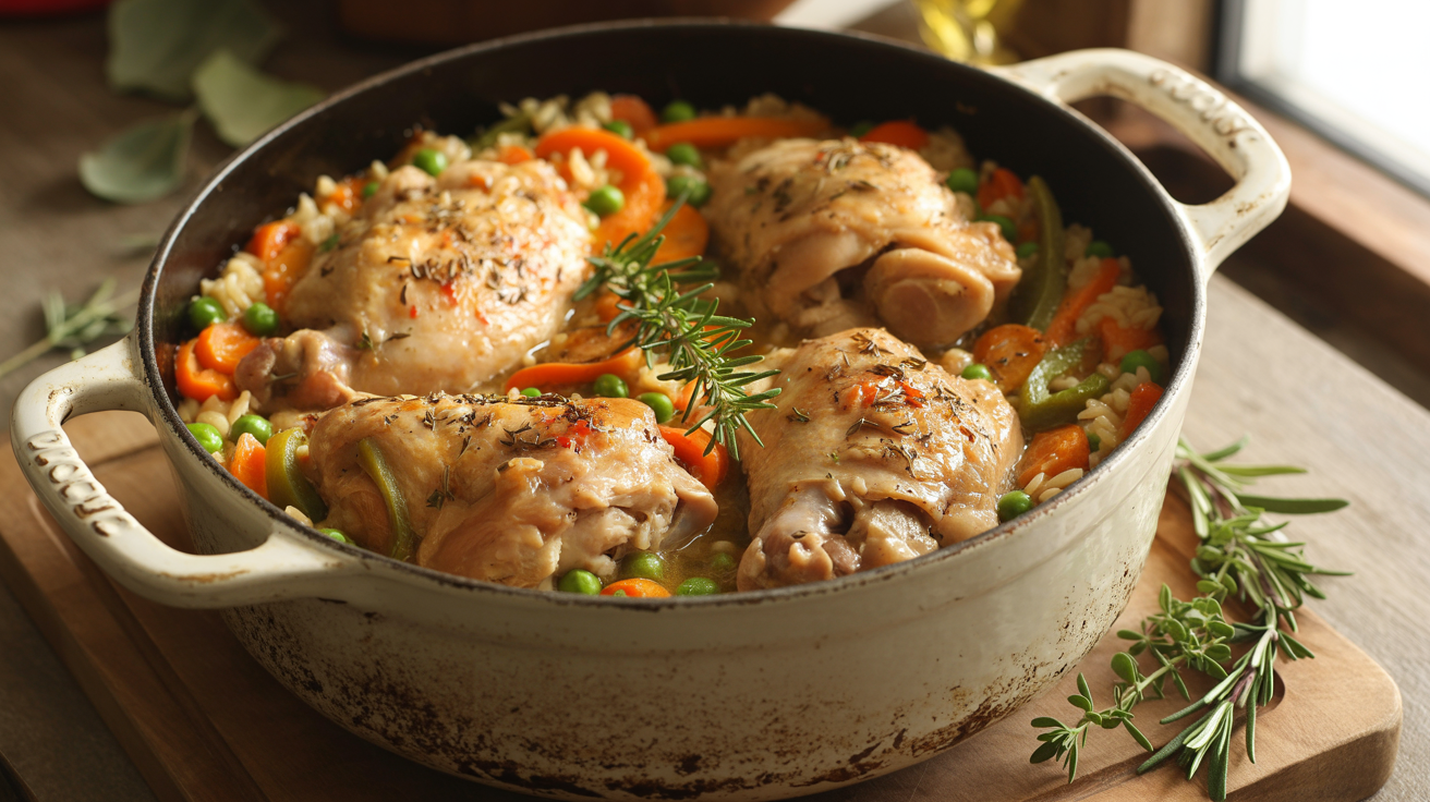 One Pot Chicken and Rice Recipe - Easy 30-Minute Dinner