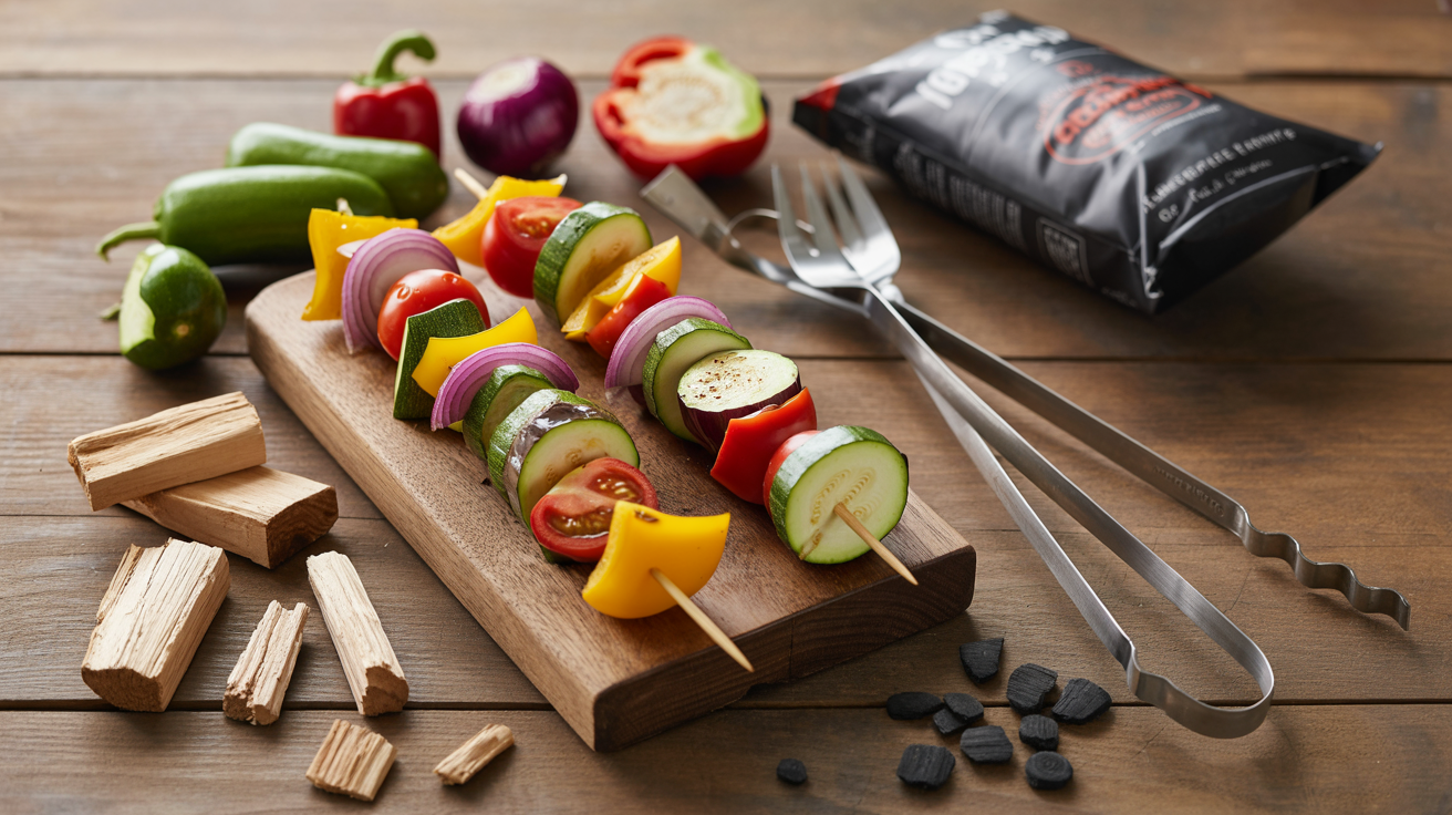 Grilled Vegetable Kabobs Recipe - Bold Fire-Kissed Flavor ingredients