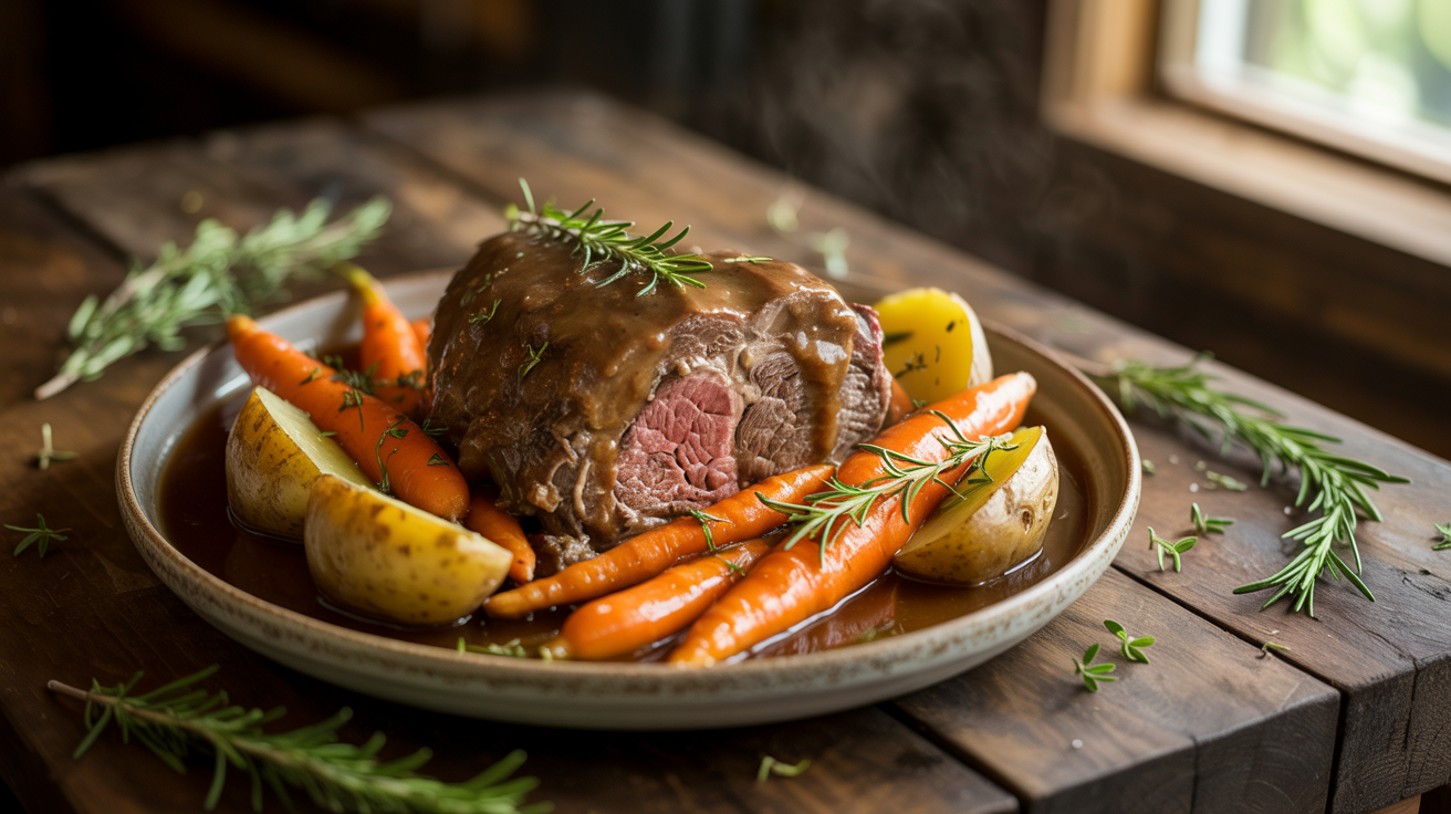 Slow Cooker Pot Roast Recipe - Tender & Flavorful
