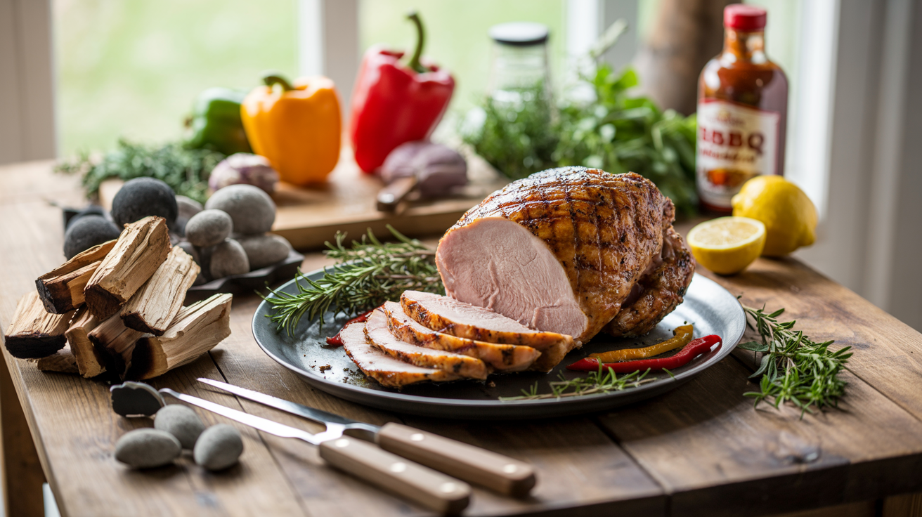 Grilled Turkey Breast Recipe: Juicy and Smoky Results ingredients
