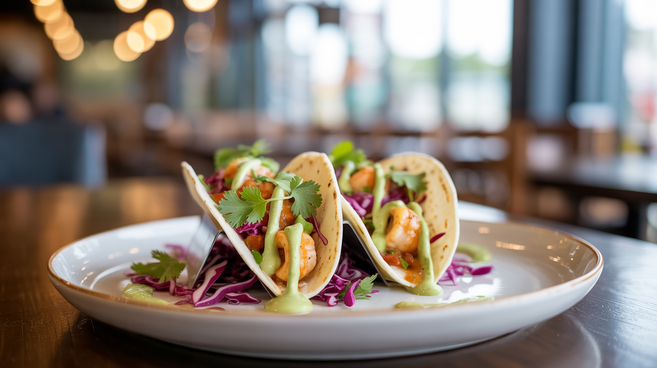 Easy Shrimp Tacos Recipe - Ready in Just 20 Minutes plated