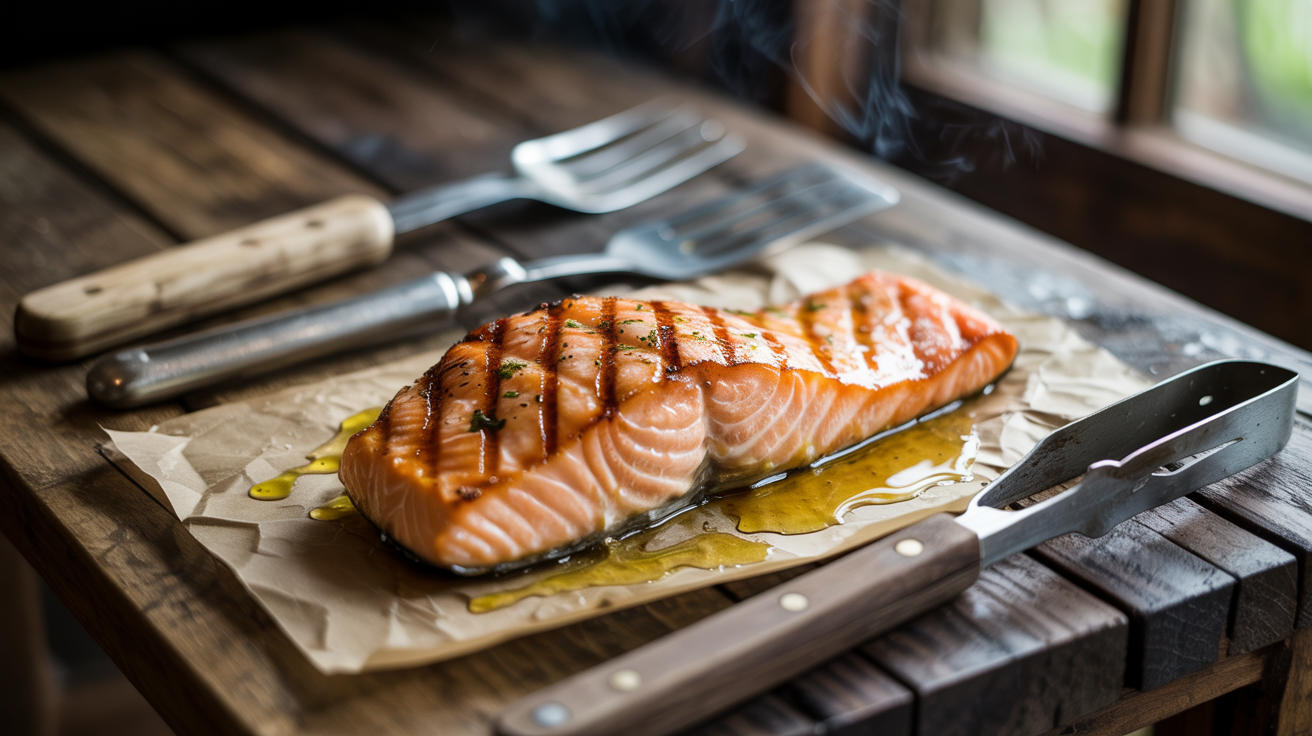 Grilled Salmon Recipe with Lemon Butter - Perfect Every Time