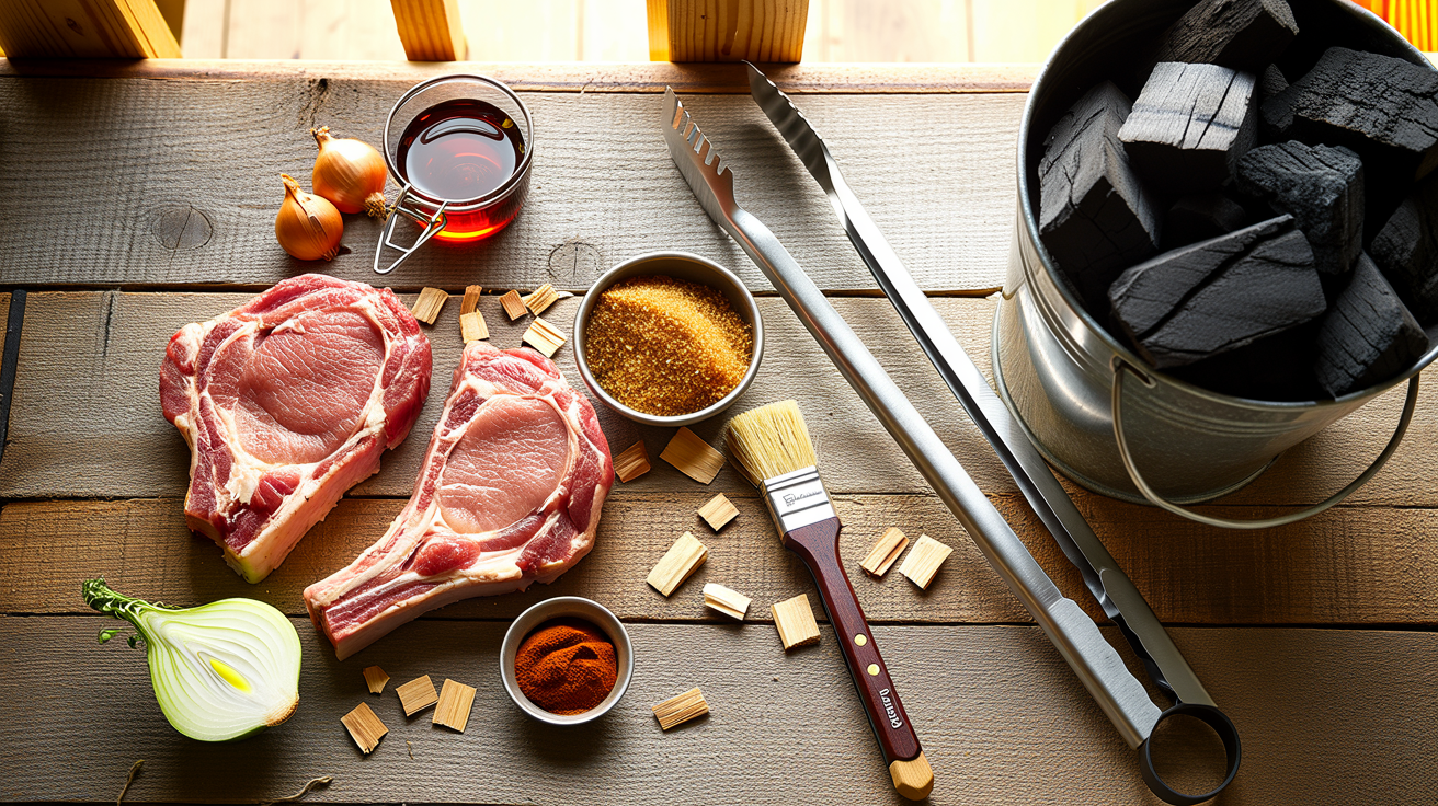 BBQ Pork Steak Recipe: Smoky, Tender & Fall-Off-Bone ingredients