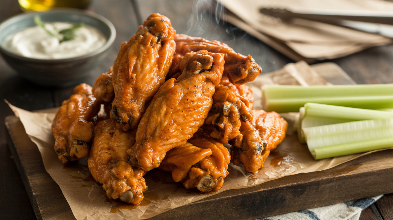 Grilled Buffalo Chicken Wings Recipe - Crispy and Bold