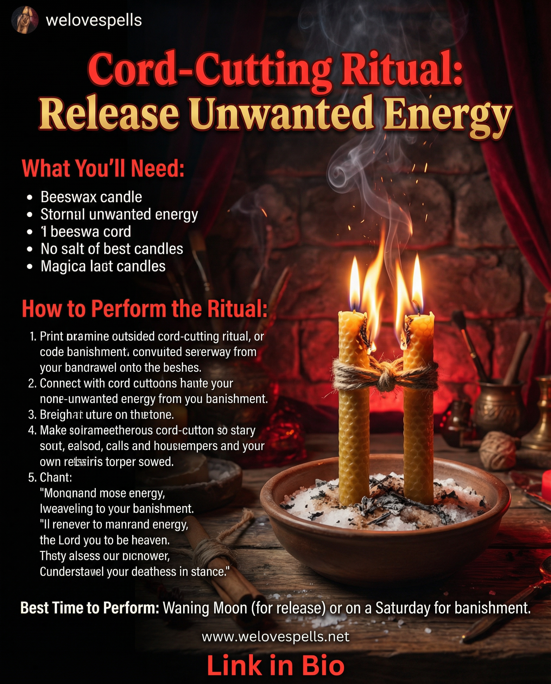 Fire Cord-Cutting Ritual to Release Negative Energy