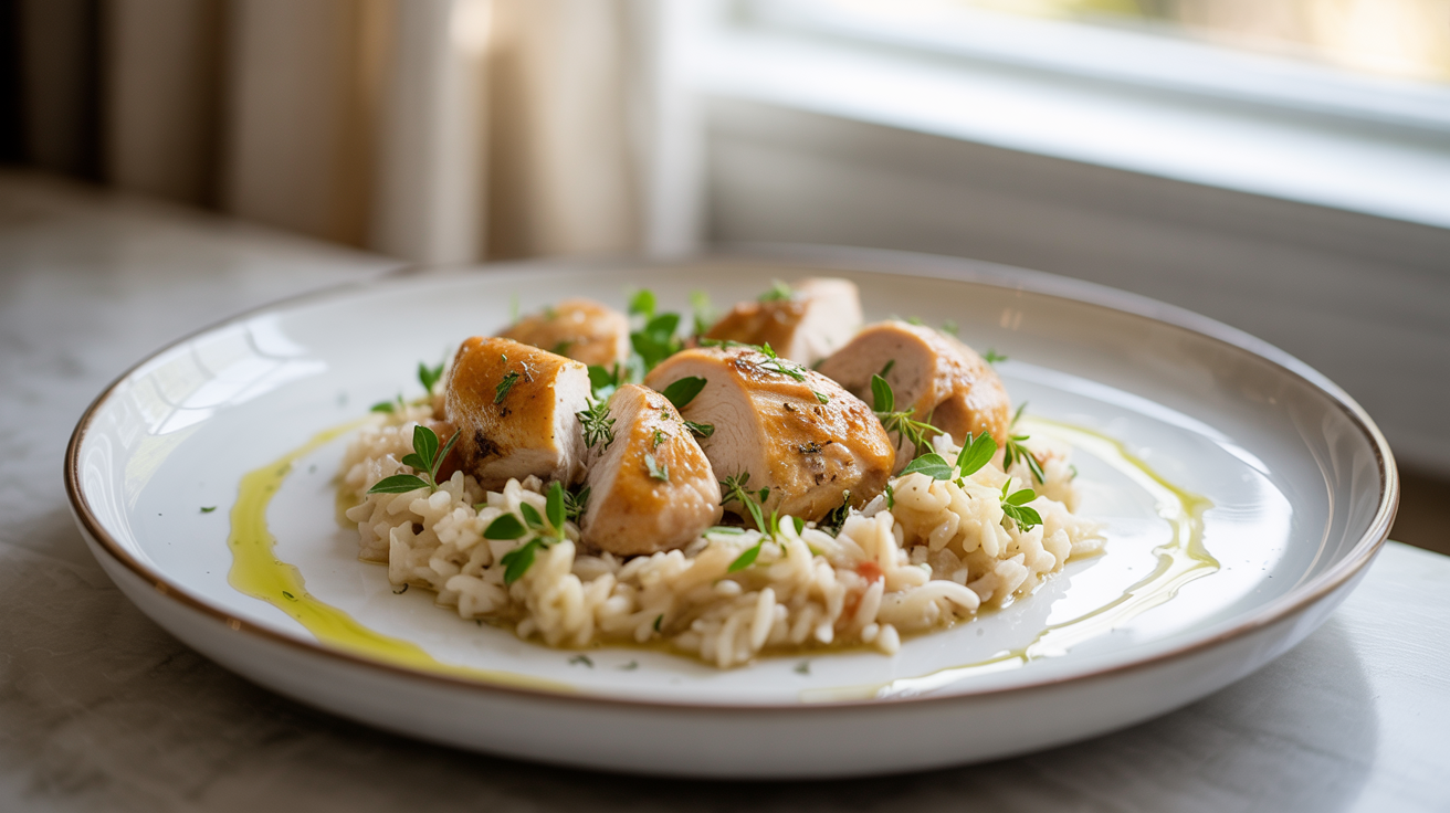 One Pot Chicken and Rice Recipe - Easy 30 Minute Meal plated