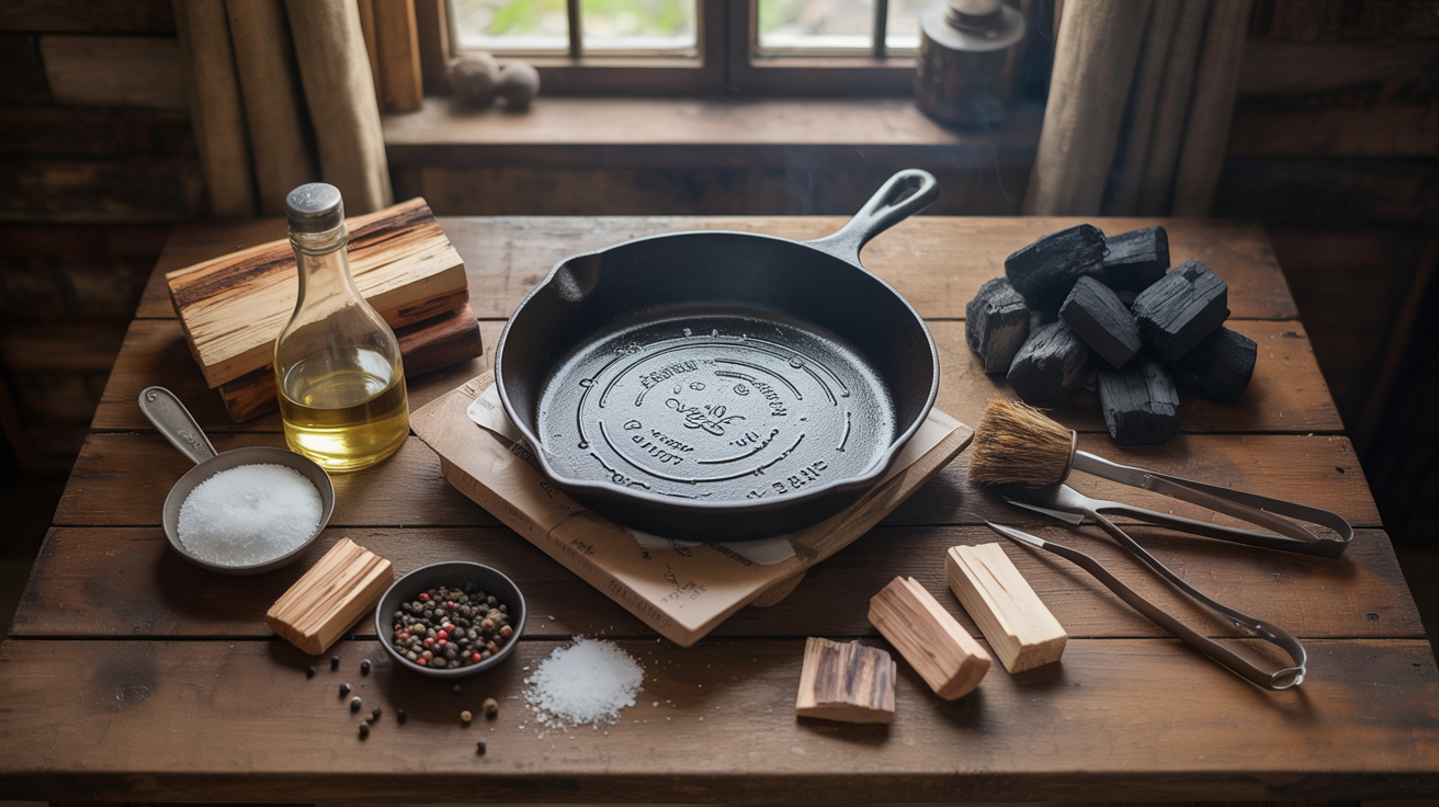 How to Season Cast Iron Skillet the Right Way ingredients