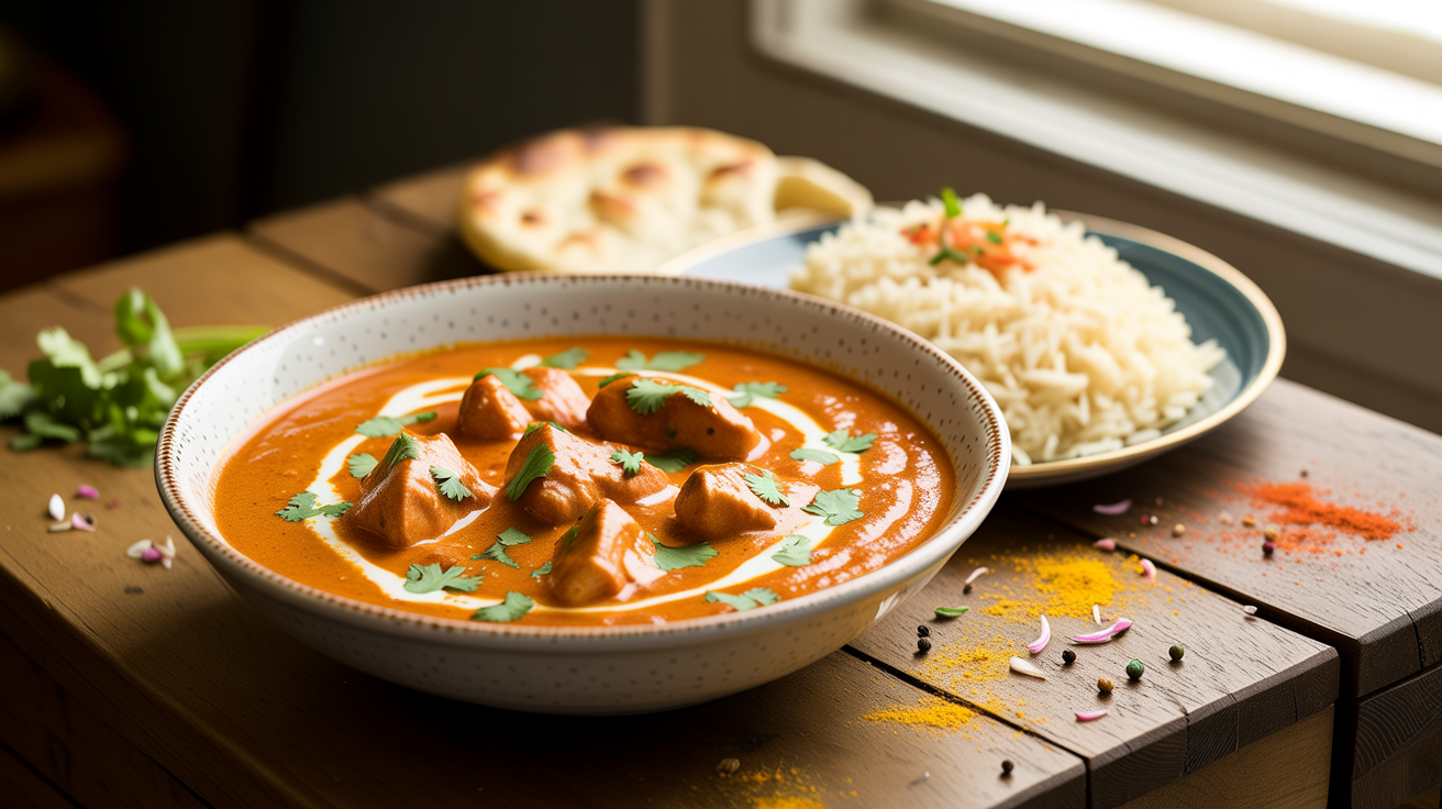 Slow Cooker Butter Chicken - Easy & Creamy Recipe ingredients