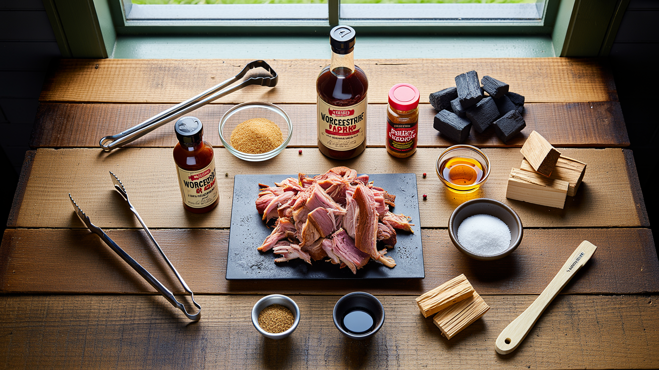 Smoked Pulled Pork Recipe: Low and Slow Perfection ingredients